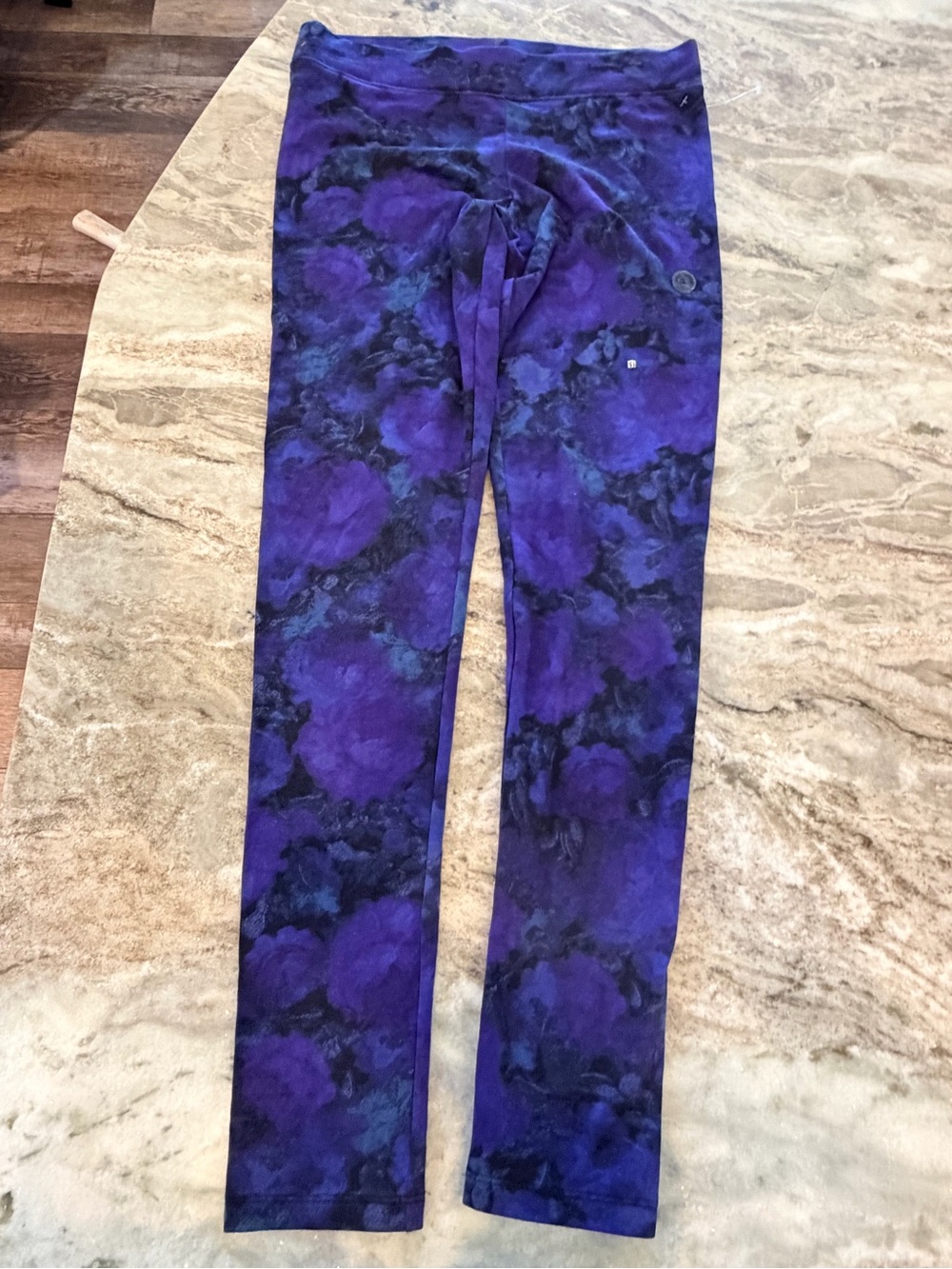 Aéropostale New Purple Floral Stretch Pants Large Y2K Skinny